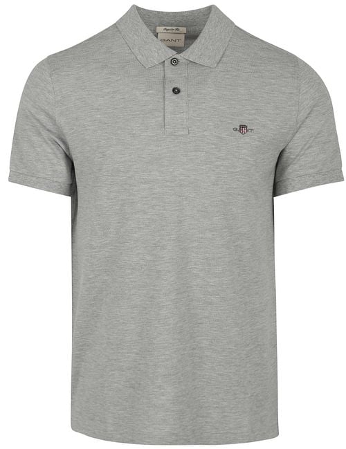 Gant Shield Piqué Polo Shirt Grey Product