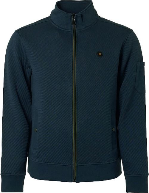 No Excess Cardigan Jacquard Navy Product
