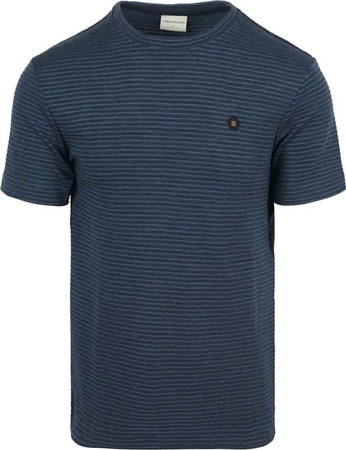 No Excess Velvet Stripes T-Shirt Navy Product