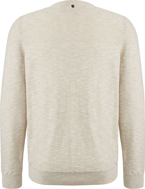 PME Legend Embroidery Floss Pullover Ecru Product / Achterkant
