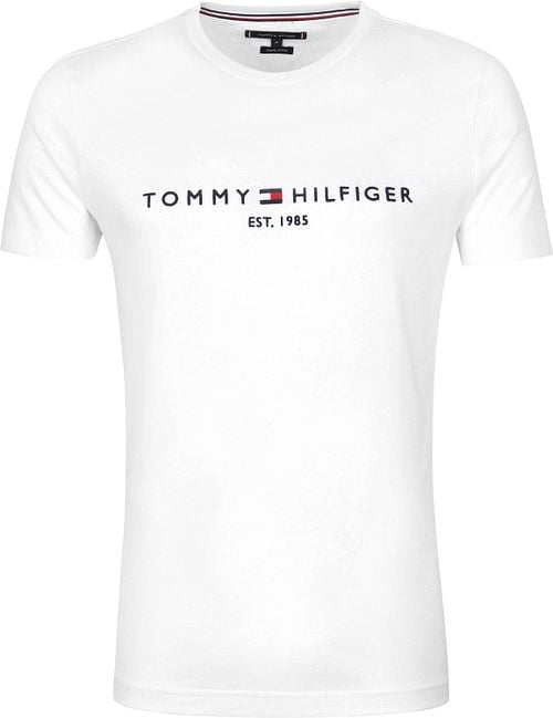 Tommy Hilfiger Flag Logo T Shirt White Product