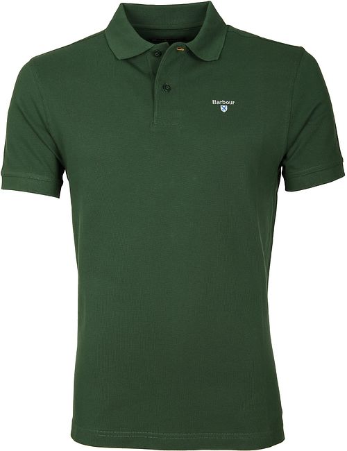 barbour green polo shirt