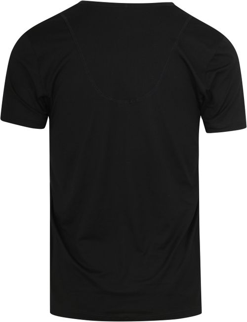 V-neck shirt Serie Dry Cotton Colour black