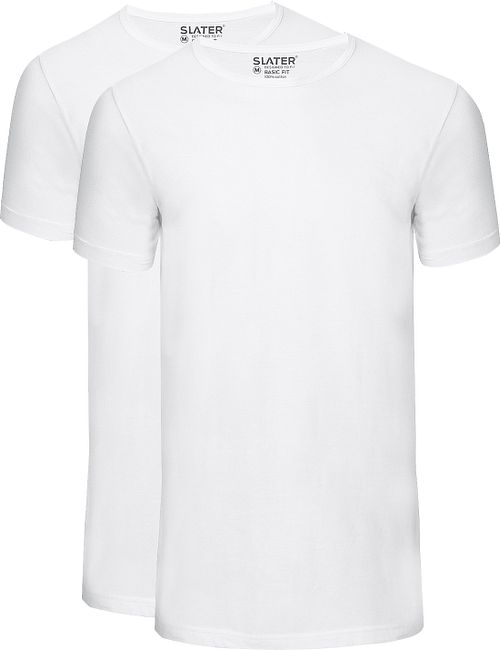 Slater 2-pack Basic Fit T-shirt White Product