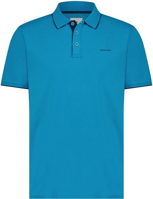 State Of Art Pique Polo Petrol Blau Product