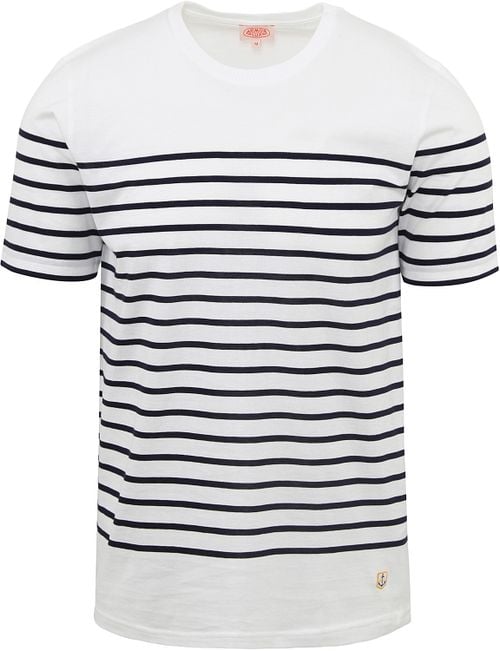 Armor-Lux Etel T-Shirt Rayures Blanche Product