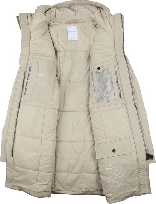 KnowledgeCotton Apparel Climate Shell Coat Ecru Product / Detail