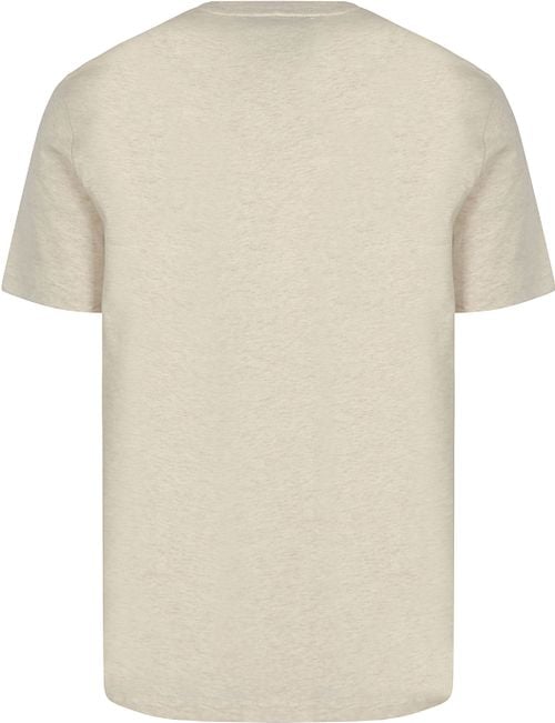 Lyle and Scott T-shirt Heather Ecru Product / Achterkant