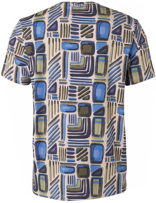 No Excess T-Shirt Druck Blau Product / Achterkant