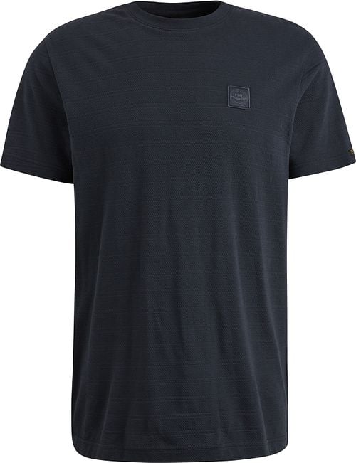 PME Legend T-Shirt Jacquard Stripe Navy Product