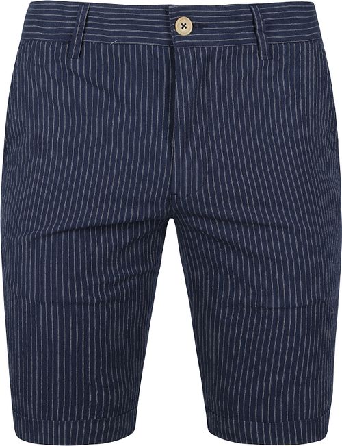 Suitable Aswin Short Dark Blue Striped Product