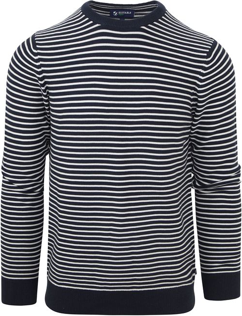 Suitable Respect Pull Otto Rayures Bleu Product