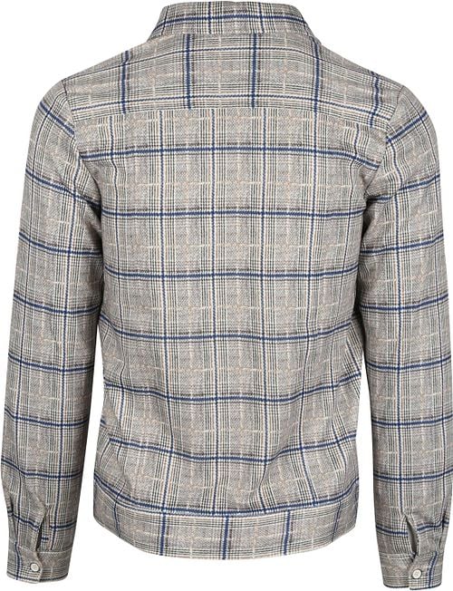 Blue Industry Overshirt Kariert Beige Product / Achterkant