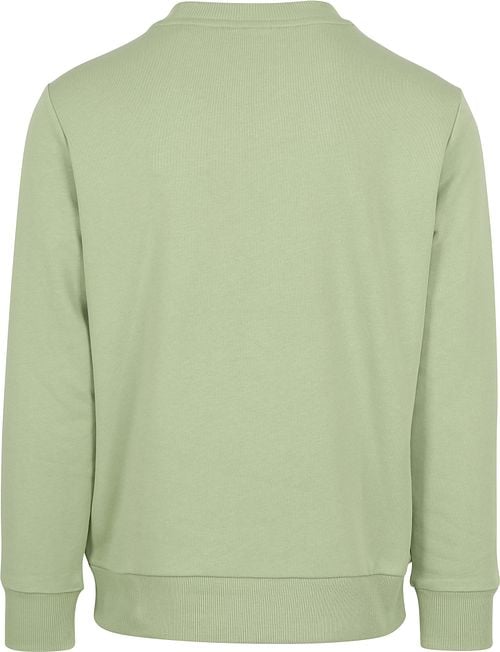 Gant Pullover Embossed Logo Hellgrün Product / Achterkant