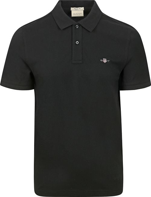 Gant Shield Piqué Poloshirt Zwart Product