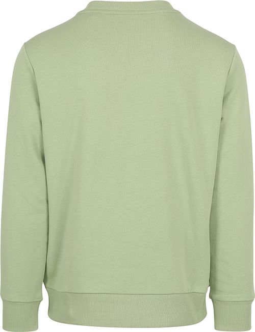 Gant Sweater Embossed Logo Light Green Product / Achterkant