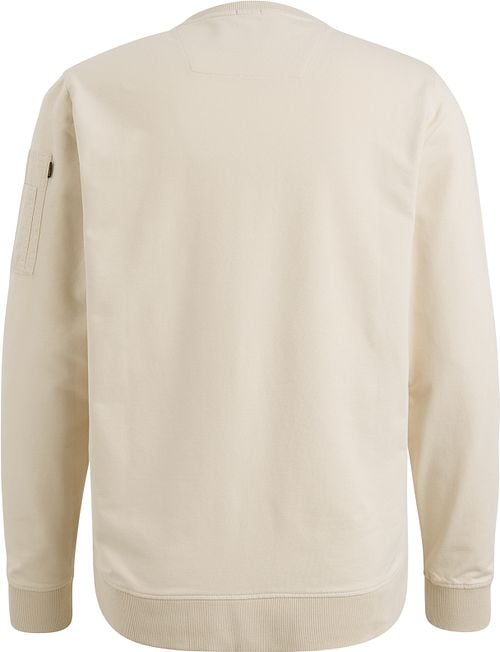PME Legend American Classic Sweater Ecru Product / Achterkant