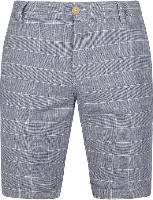 Suitable Don Short Blauw Geruit Product