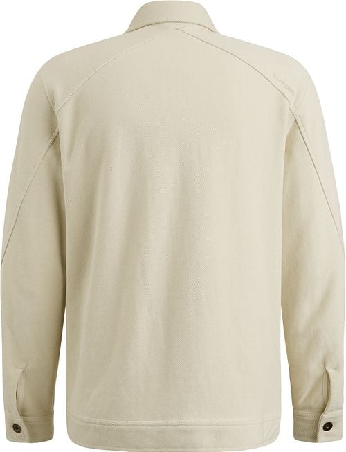 Cast Iron Overshirt Twill Beige Product / Achterkant