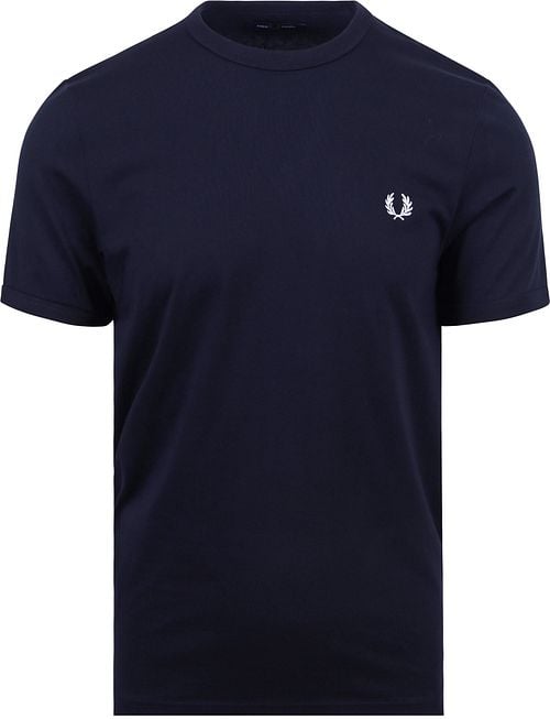 Fred Perry Ringer T-Shirt Navy Product