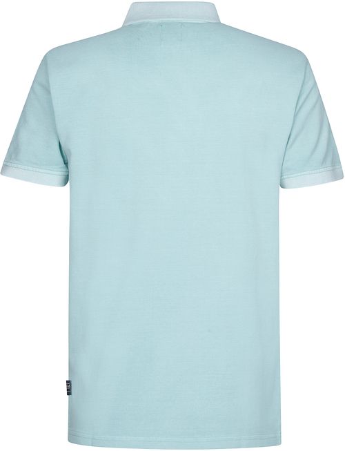Petrol Piqué Polo Shirt Cayside Aqua Product / Achterkant