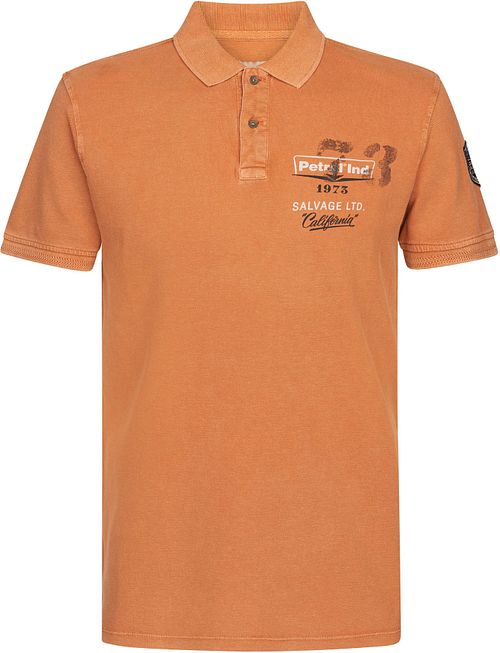 Petrol Polo Shirt Logo Orange Product
