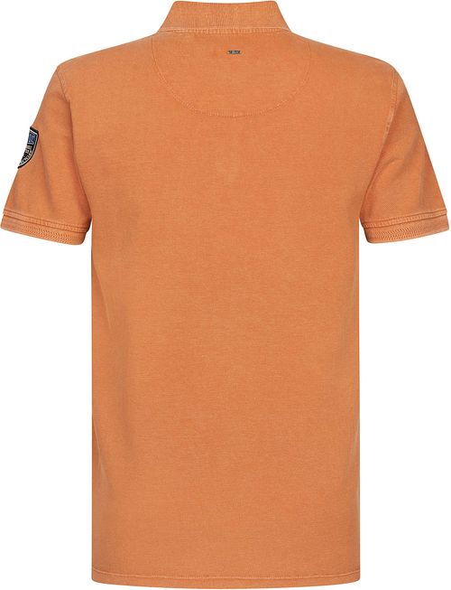 Petrol Polo Shirt Logo Orange Product / Achterkant