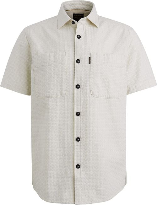 PME Legend Short Sleeve Hemd Dobby Off White Product