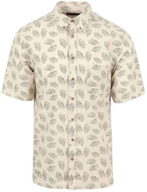 Suitable Short Sleeve Shirt Linen Sheng Green Product