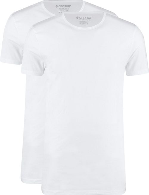 Garage 2-Pack Basic T-shirt Bio White Product