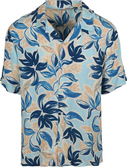 Shiwi Shirt Vic Floral Leafs Blue Product
