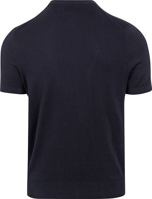Suitable Knitted T-shirt Navy Product / Achterkant