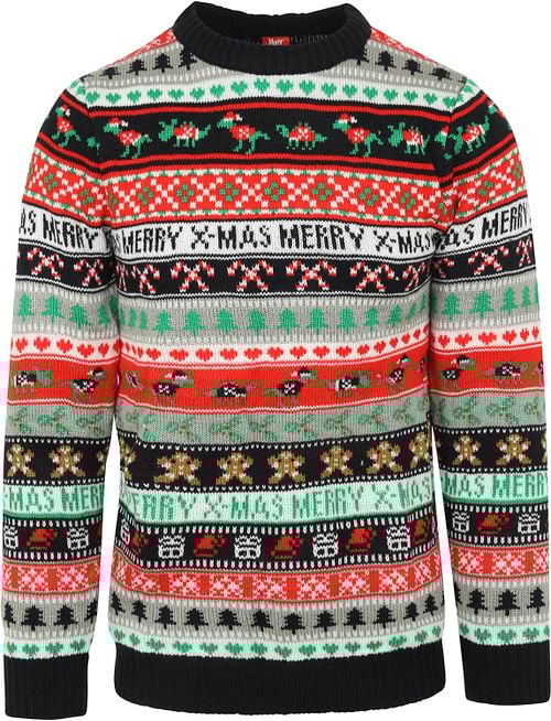 Suitable's Light Up Christmas jumper With Ginger Bread and Canes Product