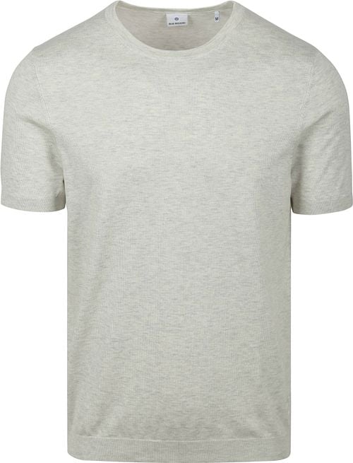 Blue Industry Knitted T-Shirt Melange Ecru Product