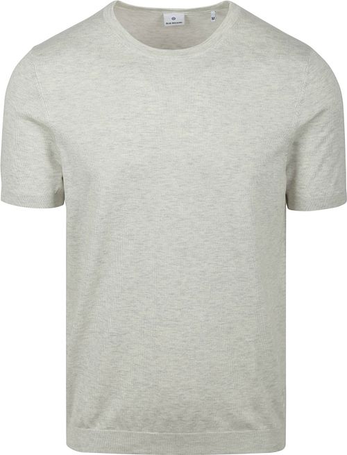 Blue Industry Knitted T-Shirt Melanger Ecru Product