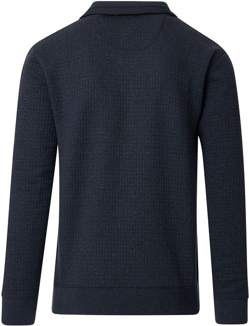 Casa Moda Pullover Zip Navy Product / Achterkant