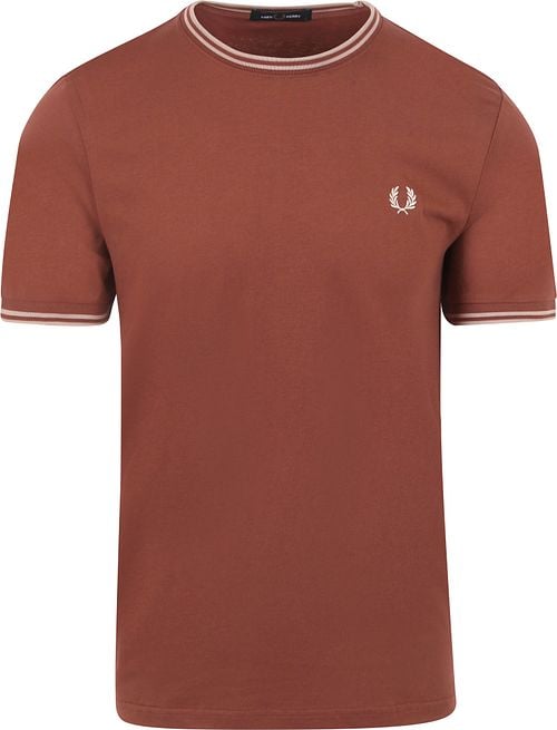 Fred Perry Twin Tipped T-shirt Brique Product