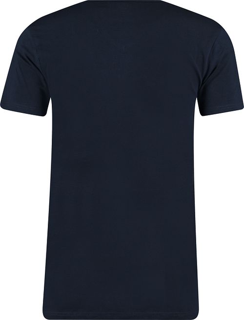 Garage 2-Pack Basic T-shirt Bio V-Neck Navy Product / Achterkant