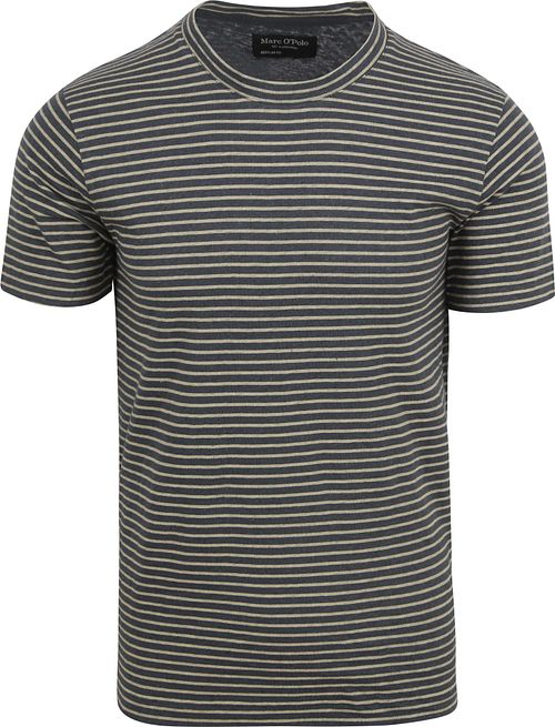 Marc O'Polo T-Shirt Linen Stripes Blue Product