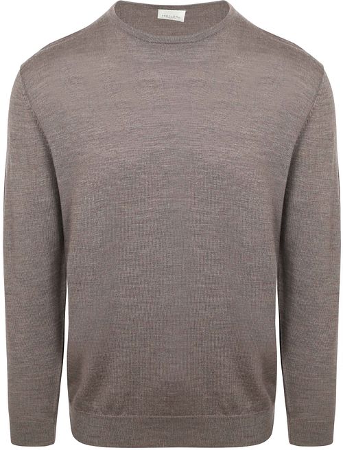 Profuomo Pullover Merino Wool Taupe