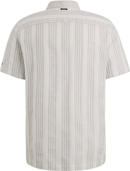 Vanguard Short Sleeve Hemd Dobby Streif Grün Product / Achterkant