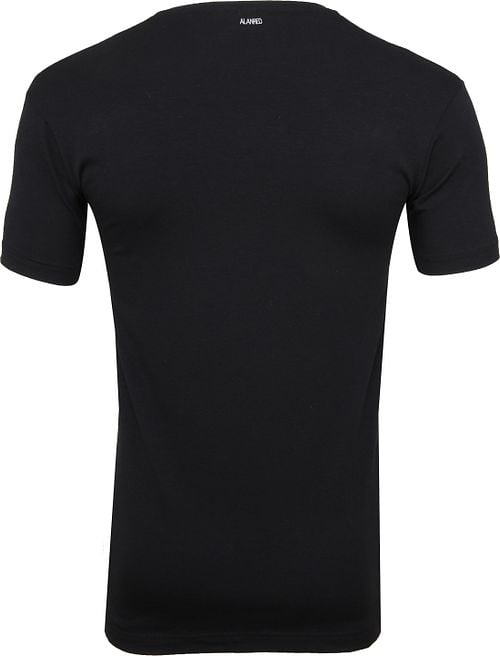 Alan Red T-Shirt NOV V-Neck Stretch Zwart 2-Pack Product / Achterkant