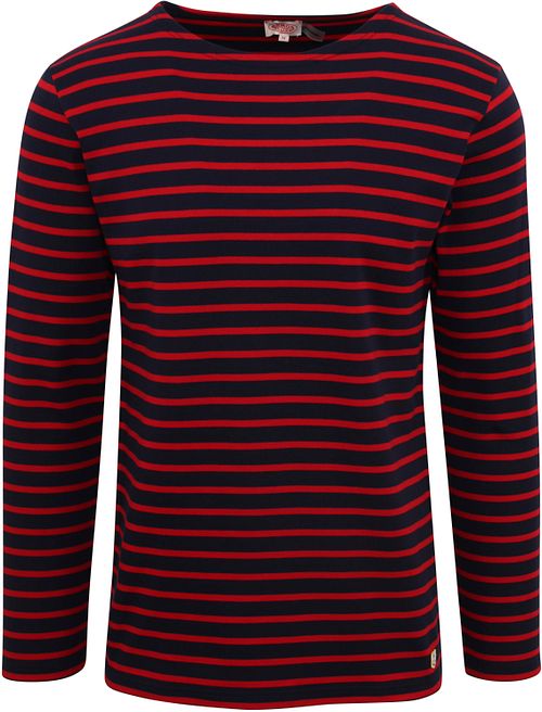 Armor-Lux Houat Sweater Stripes Navy Product