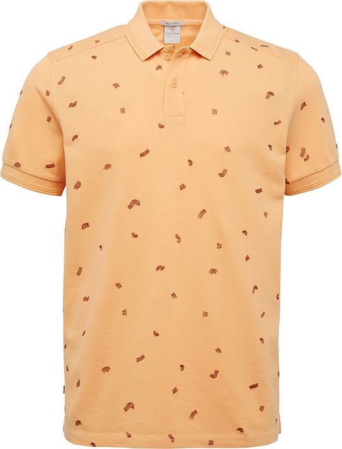 Cast Iron Polo Shirt Apricot Orange Product