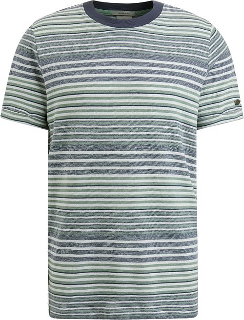Cast Iron T-shirt Stripes Blue Green Product