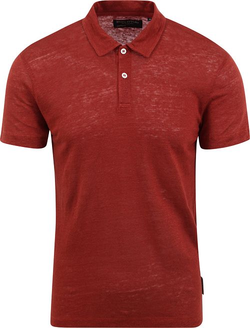 Marc O'Polo Polo Shirt Linen Red Product