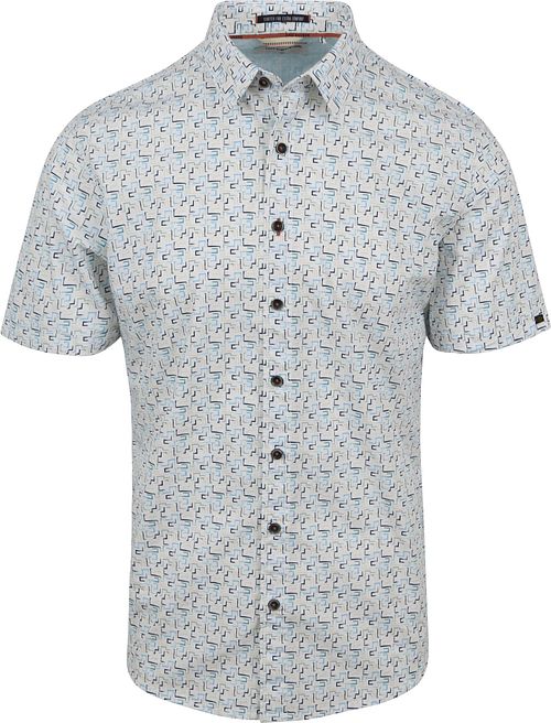 No Excess Shirt White Multicolour Print Product
