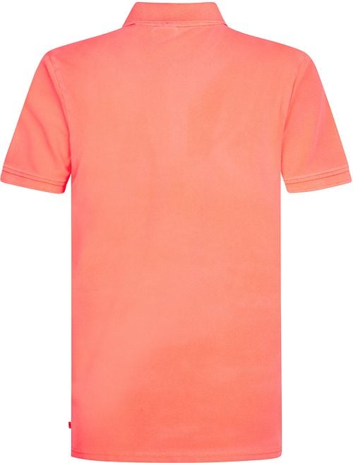Petrol Piqué Polo Marlin Coral Product / Achterkant