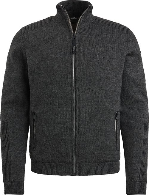 Vanguard Cardigan Wool Blend Anthracite Product