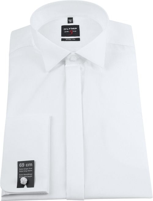 OLYMP Level 5 Tuxedo Shirt Extra Long Sleeve White Product / Detail